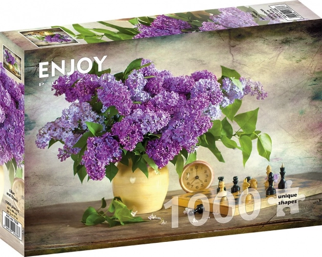 Puzzle Liliac și Șah 1000 Piese