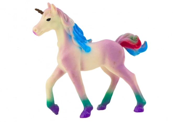 Figurină unicorn mov mic
