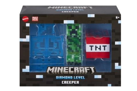 Figurină de colecție Minecraft Diamant Nivel - Creeper