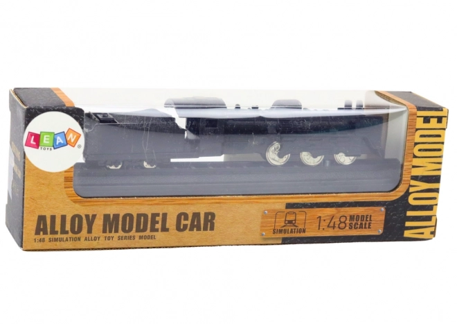 Model de locomotivă colecționabil din metal 1:48 – negru