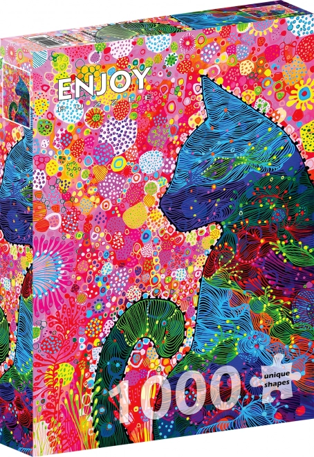 Puzzle Pisicuța Gânditoare 1000 de Piese