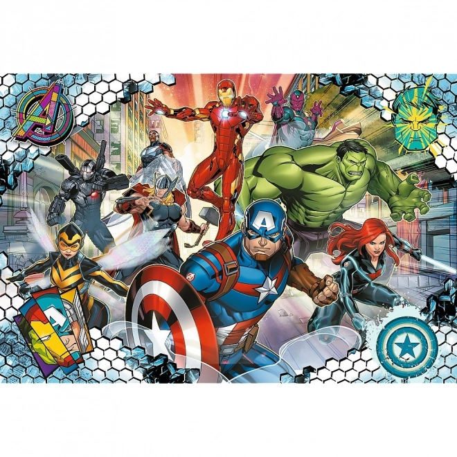 Puzzle cu 100 de piese Faimoșii Avengers