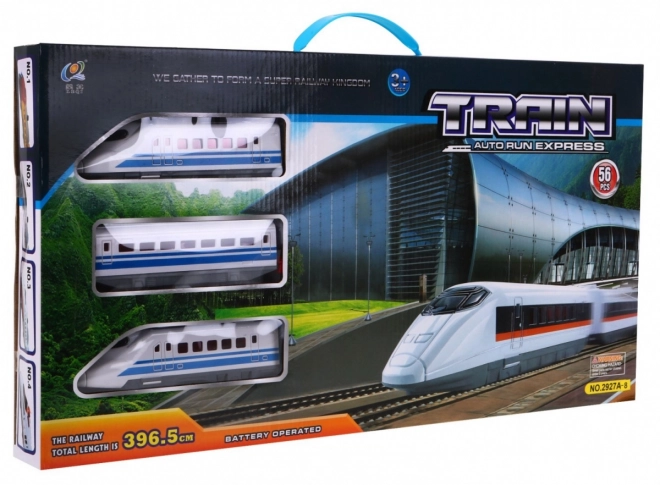 Mare tren electric cu pistă pentru copii 3+