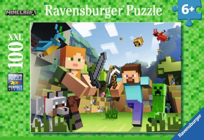 Puzzle Minecraft Ravensburger 100 piese