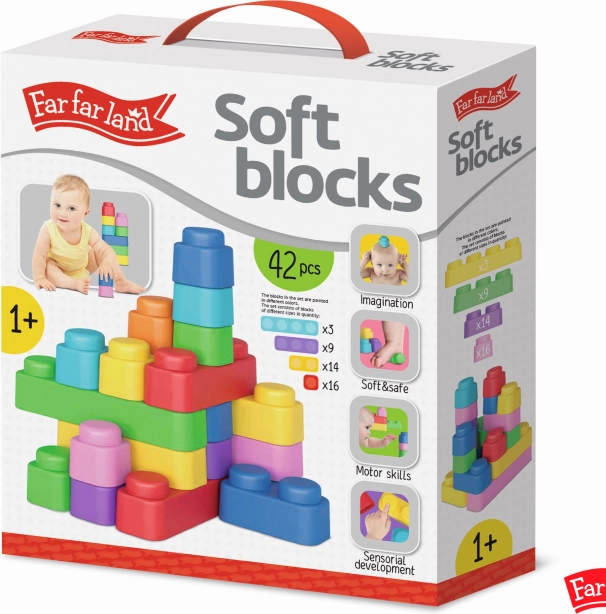 Set de construcție Moale 42 Blocuri Far Far Land