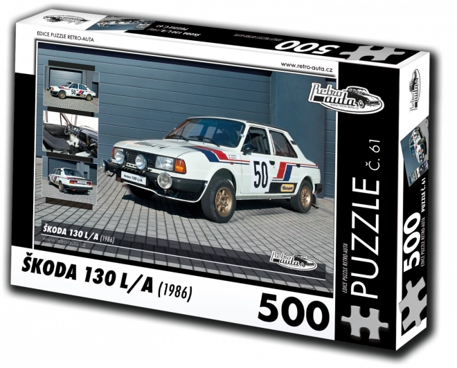 Puzzle auto retro 0koda 130 L