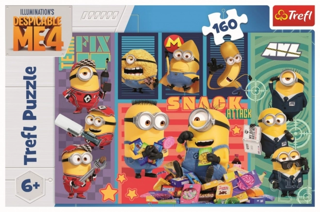 Puzzle 160 piese Bucuria Minionilor