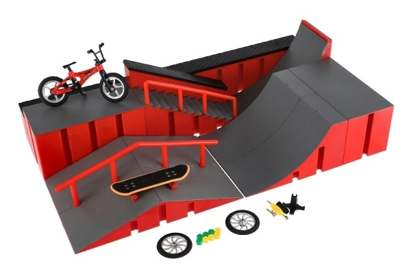 Set Fingerboard cu rampă și accesorii