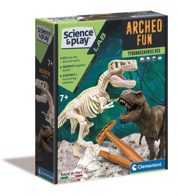 Set arheologic Clementoni Science&Play: Tyrannosaurus Rex