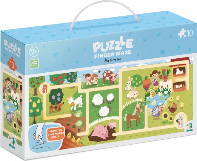 DODO Puzzle Labirint Ferma Mea 10 piese