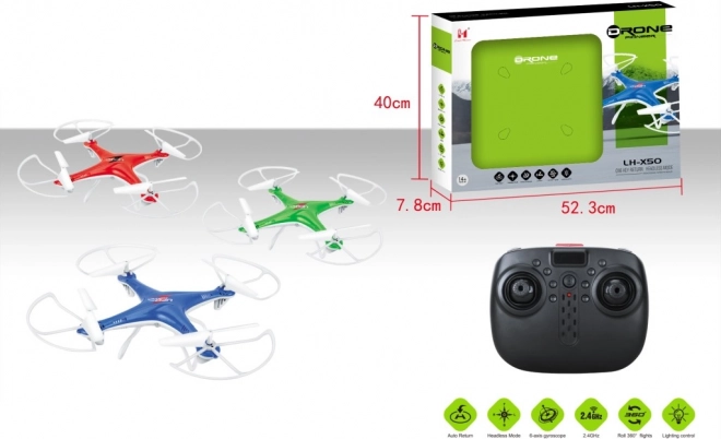 Dronul Pioneer cu giroscop pe 6 axe și revenire automată