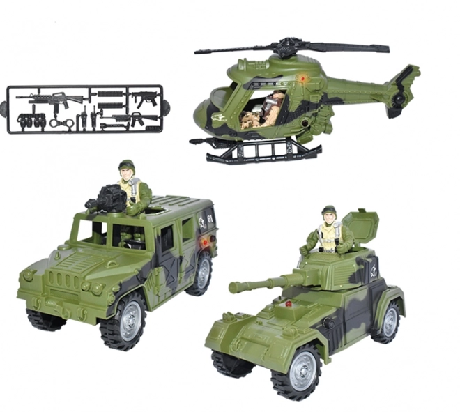 Set vehicule militare STARX cu sunet