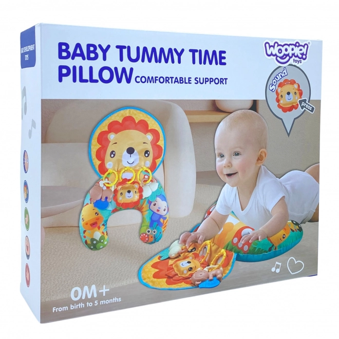 Pernă interactivă educativă pentru bebeluși Woopie Baby