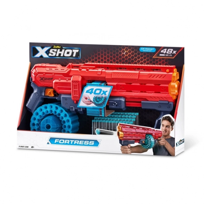 Lansatorul X-Shot Excel Fortress cu 48 săgeți