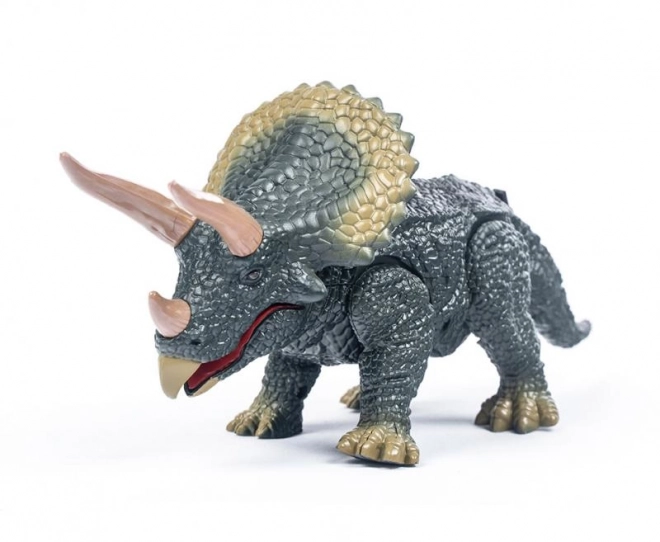 Dinozaur RC Triceratops cu Efecte Luminoase