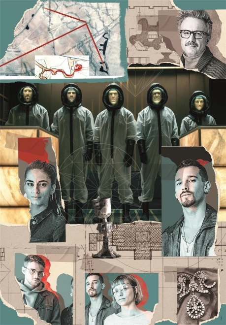 Puzzle La Casa de Papel Berlin: Jdeme do Akce 1000 Piese