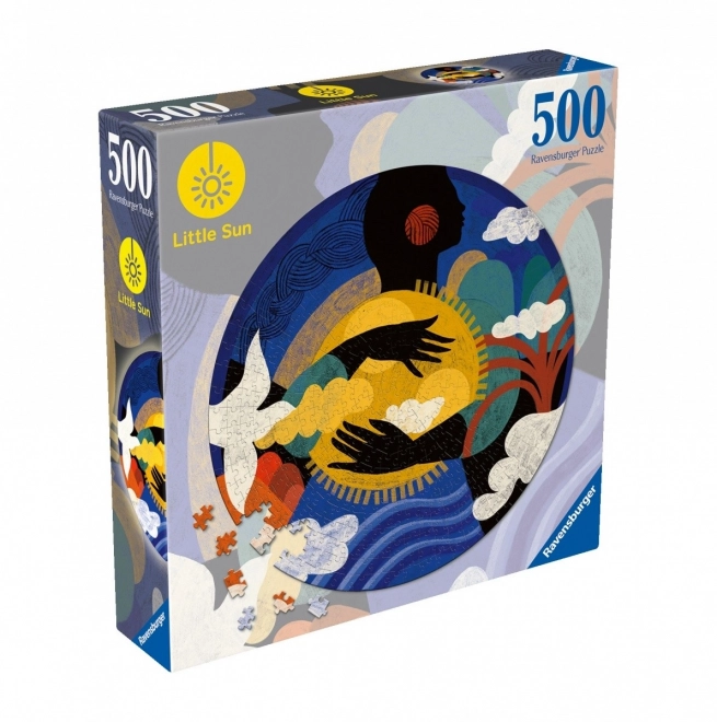 Puzzle rotunde Ravensburger Little Sun 500 piese