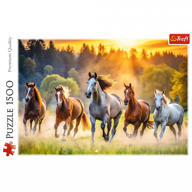 Puzzle Dzikie Konie 1500 piese