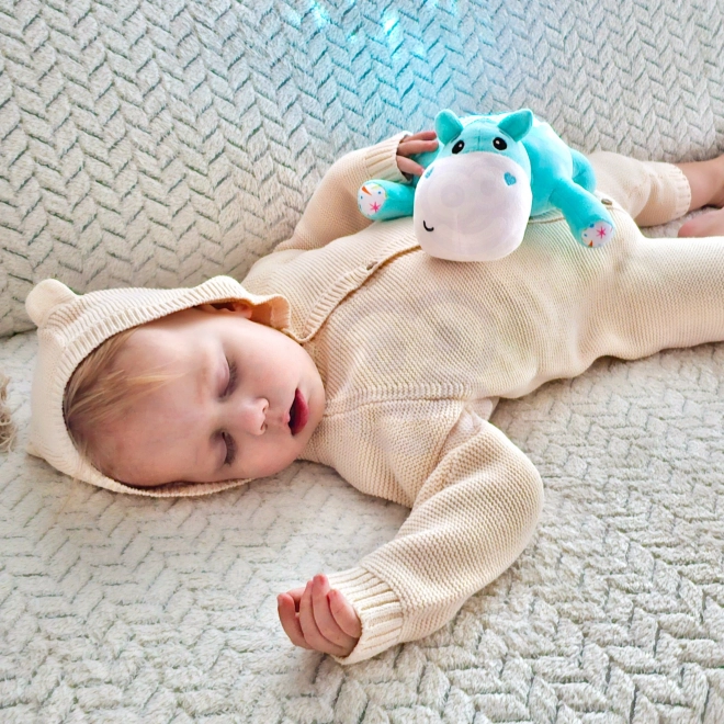 Hipopotam distractor și proiectoare 2 în 1 WOOPIE BABY