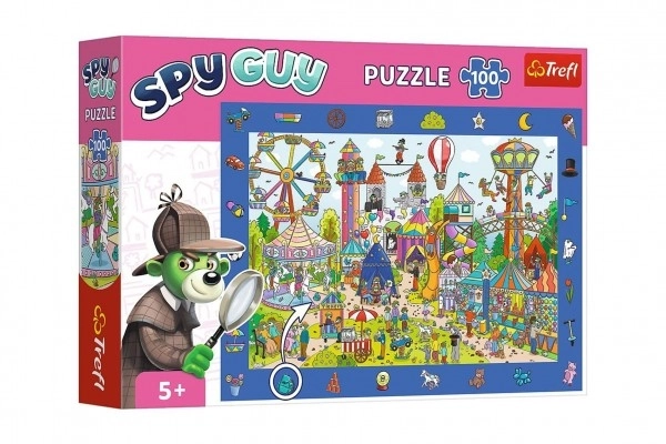 Puzzle 100 piese Spy Guy parc de distracții