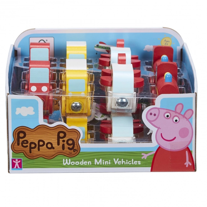 Vehicul din lemn Mini Peppa Pig Tm Toys