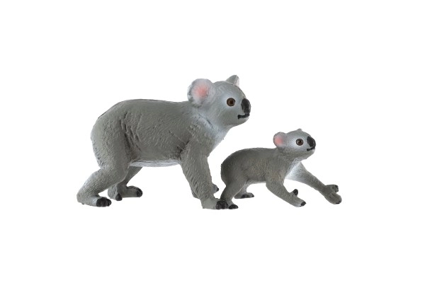 Set figurine koala cu pui din plastic