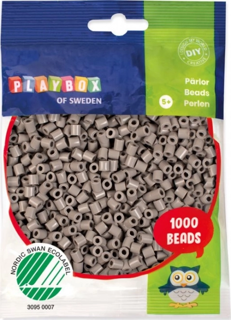 Mărgele de călcat Playbox - gri 1000 bucăți