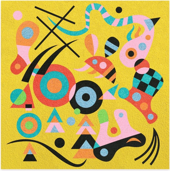 Set creativ inspirat de Wassily Kandinsky