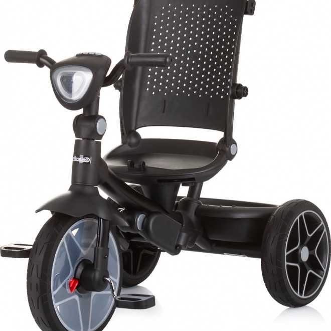Chipolino tricicletă cu copertină și cutie muzicală Derby 2în1 Obsidian