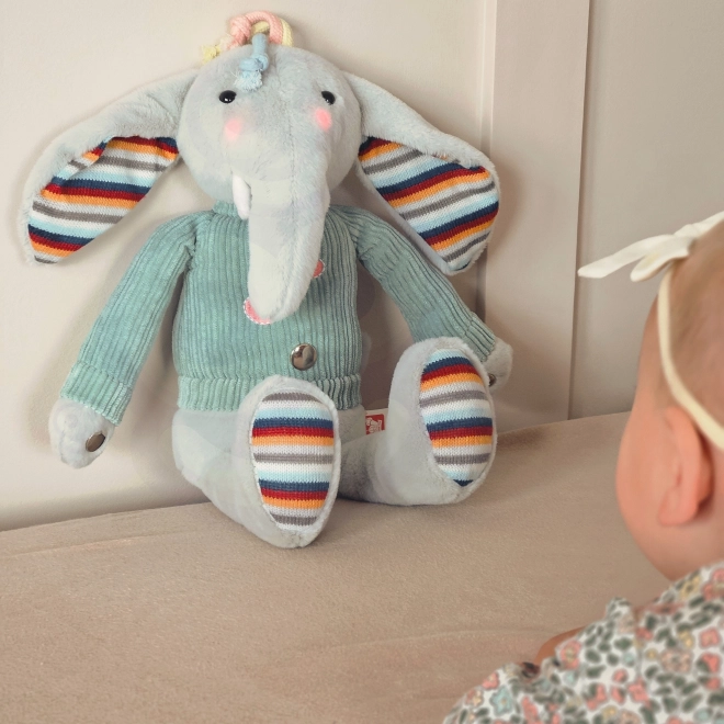 Elefant interactiv cu sunet și lumină WOOPIEBABY