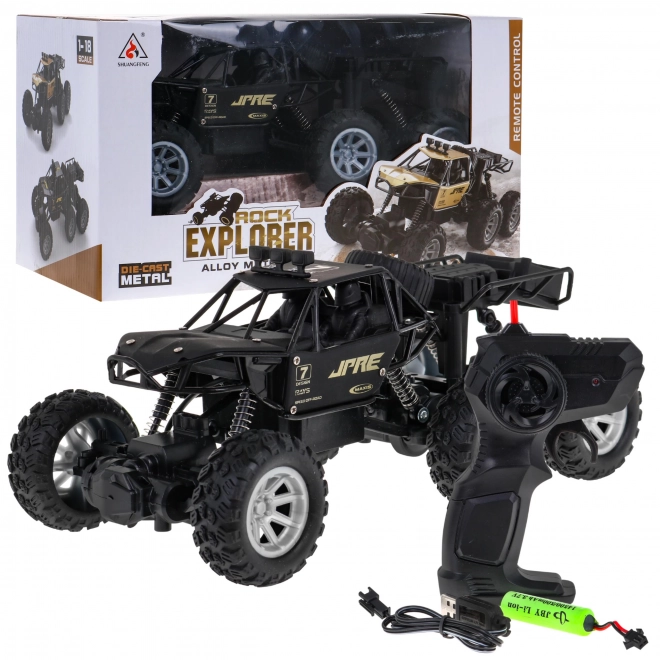 Crawler metalic Rock Explorer 4x4 telecomandat pentru copii 8+