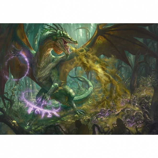 Puzzle TREFL Dungeons & Dragons: Dragon Verde 1000 piese