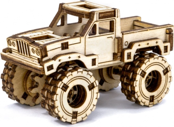 Puzzle 3D din lemn camion monstru
