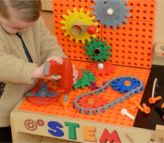 Masterkidz Set Accesorii pentru Masă de Lucru STEM 111 bucăți