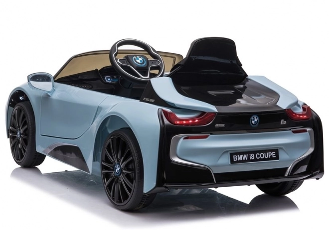 Masinuta electrica BMW i8 albastră