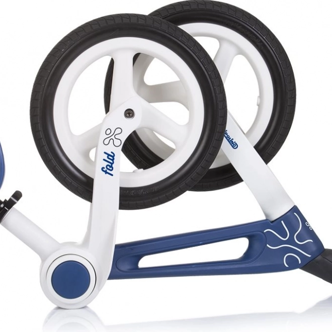 Bicicletă fără pedale Chipolino Fold X albastru marinăresc
