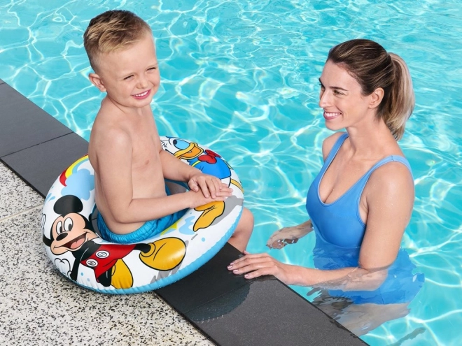Colac gonflabil Mickey Mouse și Donald Duck 56 cm