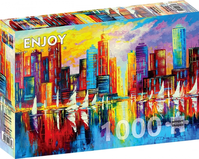 Puzzle Seara în New York 1000 piese