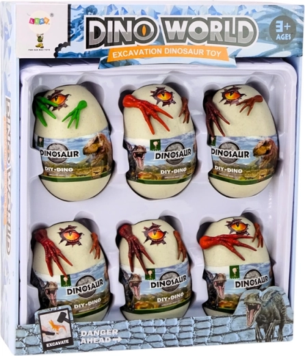 Dino World: 6 ouă pentru excavare