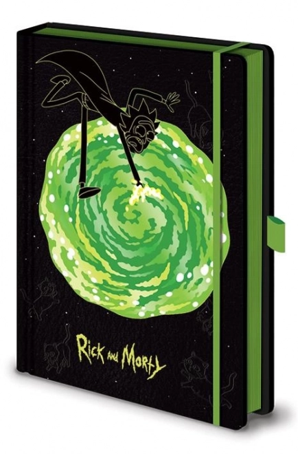 Bloc notes A5 premium Rick și Morty