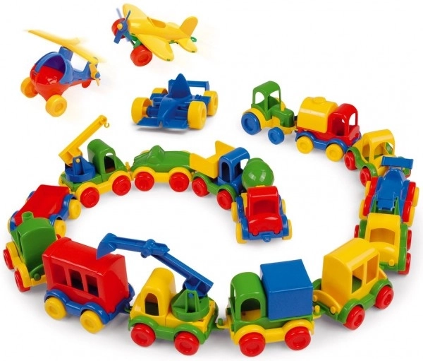 Mașinuțe mini Wader Auto Kid Cars 10 cm