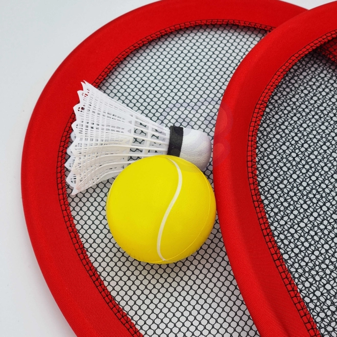 Set rachete mari tenis badminton pentru copii Woopie