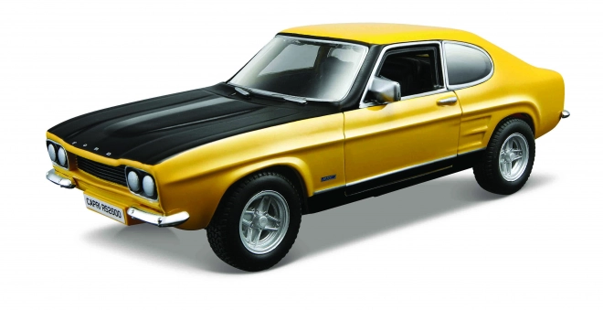 Ford Capri RS2600 (1970) galben de la Bburago la scară 1:32