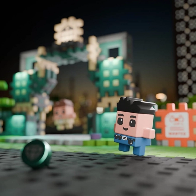 Set de construcție Mini Waffle - Jefuirea băncii