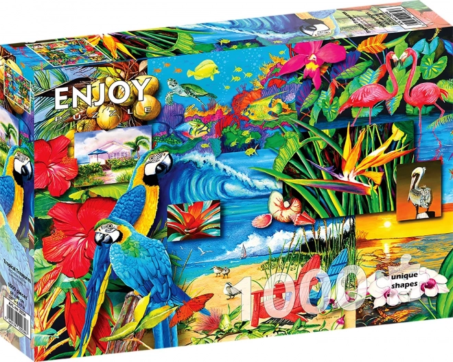 Puzzle comorile tropicale 1000 piese