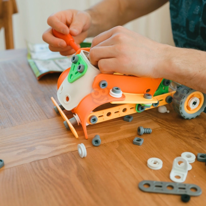 Woopie construcții set vehicule STEM 163 piese