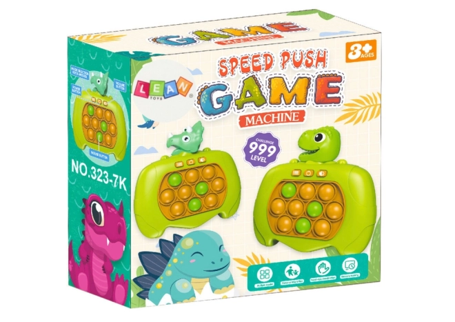 Consola Dinozaur Verde Joc Pop It