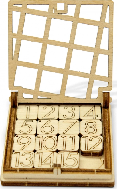 Puzzle 3D din lemn WOODEN CITY - joc mini tip 15