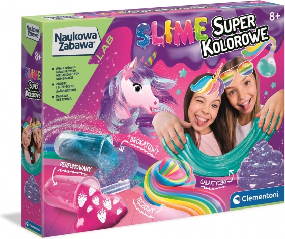 Naukowa Zabawa Super slime-uri colorate