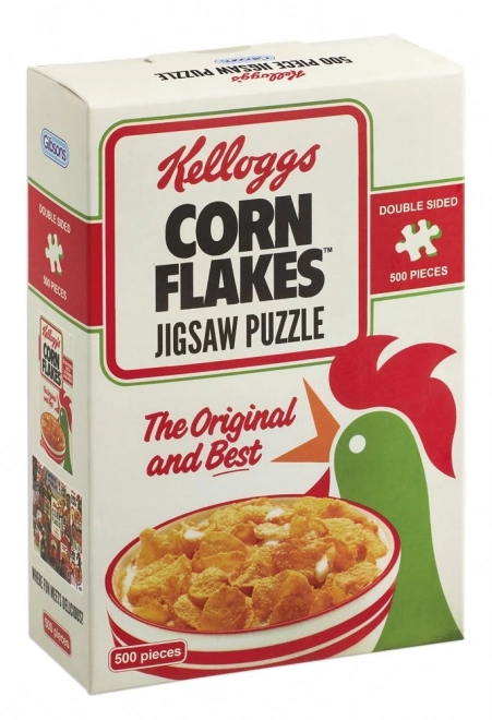 Puzzle dublu față Kellogg's Cornflakes 500 piese